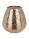 Zaros Metall Kerzenhalter in Gold Farbe 15x15x13cm