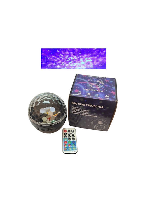 Led Disco Usb 5w Φωτορυθμικό Τηλεχειριστήριο Oem