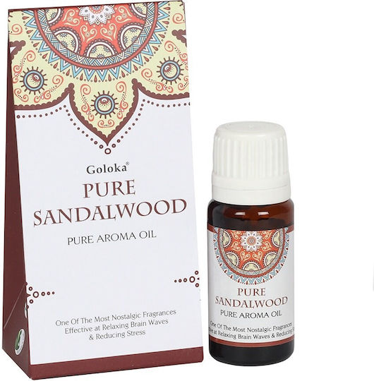 Αρωματικό Έλαιο Σανδαλόξυλο Goloka Sandalwood Fragrance Oil 10ml