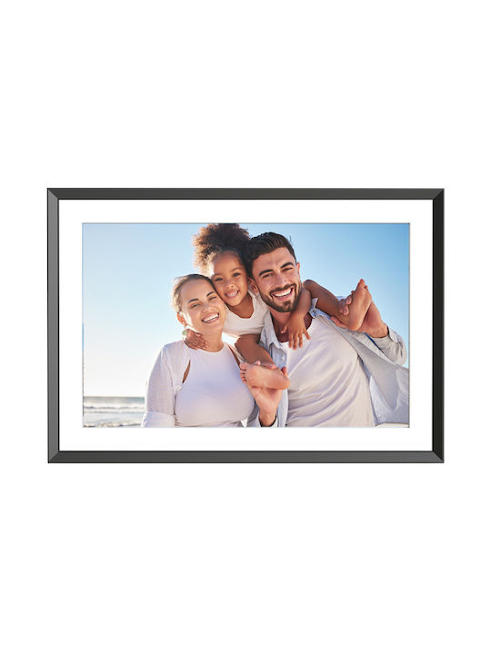 AgfaPhoto Digital Photo Frame with Touch Screen 10" Resolution 1280x800 with WiFi Black APF1000WIFI