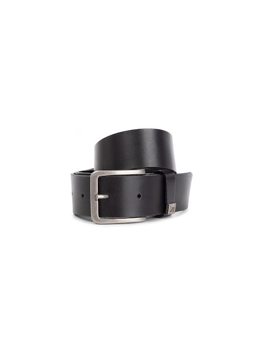 Lee Men's Leather Belt Black