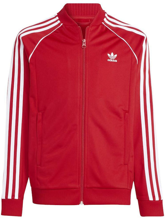 Αθλητική Παιδική Ζακέτα Κόκκινη Adicolor Sst Track Top