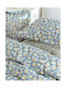 Palamaiki Set Față de Pernă Oxford Albastre 52x75cm.