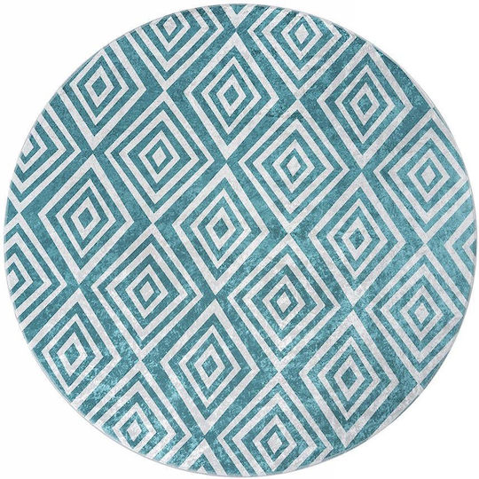 Beauty Home Azelie Art Kinder Teppich Turquoise Rund mit Durchmesser 140cm Beauty Home Azelie Art Kinder Teppich Turquoise Rund mit Durchmesser 140cm