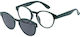 Apel Clip On Reading Glasses +3.00 with Magnet in Green Color