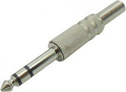 JKG 01.096.0032 Βύσμα 6.3mm Jack stereo 10τμχ