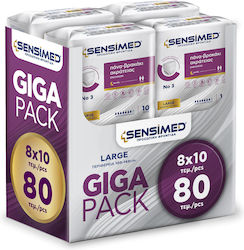 Sensimed Scutece Pentru Incontinență Lenjerie Intimă Pentru Incontinență Noapte Giga Pack 80 Bucăți Mare Sensimed Scutece Pentru Incontinență Lenjerie Intimă Pentru Incontinență Noapte Giga Pack 80 Bucăți Mare
