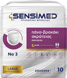 Sensimed Scutece Pentru Incontinență Chiloțel De Noapte 10 Bucăți Mare Sensimed Scutece Pentru Incontinență Chiloțel De Noapte 10 Bucăți Mare