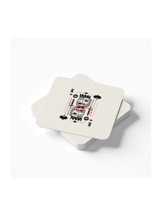 Set Christmas Coasters Plastic L10xW10cm. 4pcs