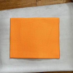 Mikrofaser Geschirrstütze Orange