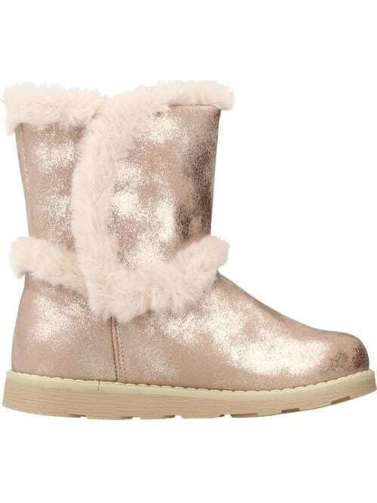 Mod8 Aldoux Kids PU Leather Boots Gold