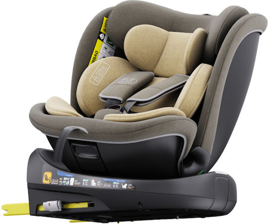 Buf Boof B-Joy Deluxe Autositz i-Size mit Isofix Light Brown 0-36 kg