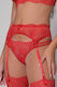 Milena by Paris Garters with Red Lace