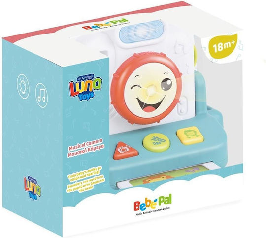 Luna Baby Camera with Music and Lights for 18+ Months Blue (Various Designs) 1pc