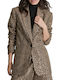 DKNY Damen Blazer Plaid