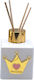 Raumduft "Prinzessin" Hängende Vergoldete Krone 5,5cm X 8cm Ar8104 Georgiou Sg-ar8104