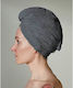 Kentia Facecloth Turban 24x64cm Gray Weight 450gr/m²