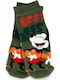 Disney Kids' Socks Non-Slip Mickey khaki