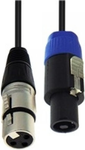 Lz Καλώδιο Ηχείου Speakon male - Speakon female 3m (01.037.0356)
