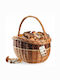 Kadax Decorative Basket Wicker Beige