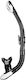 Mares Ergo Dry Snorkel Black with Silicone Mouthpiece