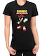 Women's Sonic Hedgehog Tralala Shadow 06 Black T-shirt
