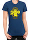 Women's T-shirt Japan Anime Manga Pokemon Pikachu 02 Navy