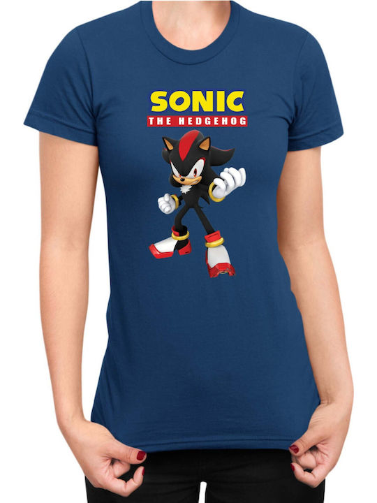 Women's Sonic Hedgehog Tralala Shadow 06 Navy T...