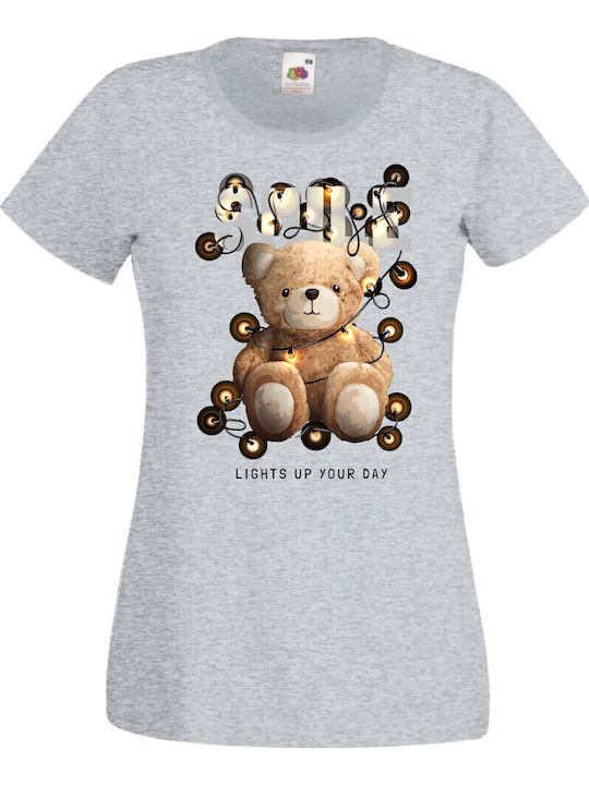 Women's Cartoon Bear T-shirt Moschino Teddy Bea...