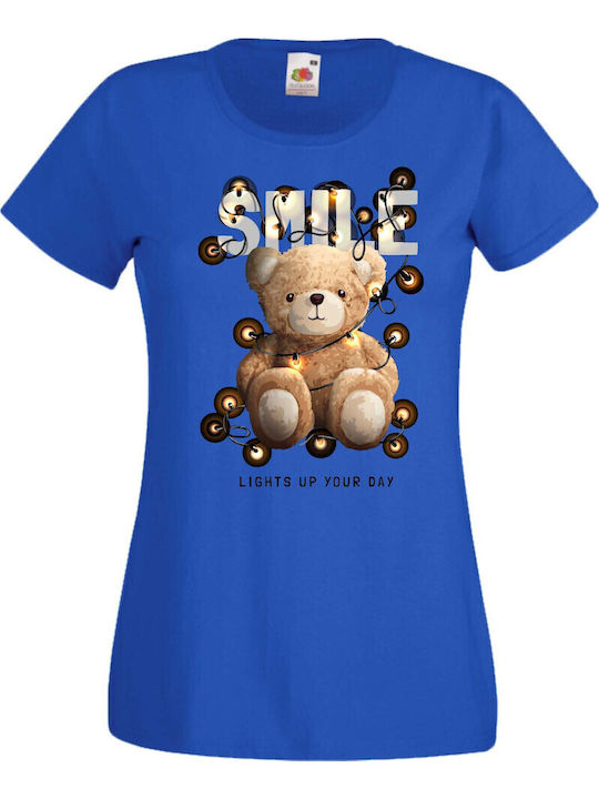 Women's Cartoon Bear T-shirt Cute Cuddly Moschi...
