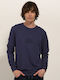 Long Sleeve Blouse Blue