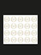 Decowalls Craft Item 20pcs in Gold Color