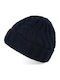 Beanie Feminin Fleece - Polar Căciulă Tricotat în culoarea Albastru marin