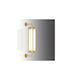 Luma Lamp Wall with Integrated LED and Warm White Light Oxidized Gold 70cm