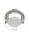 Elmark Round Glass Recessed Spot with Integrated LED and Natural White Light Silver 1pcs