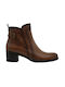 Ragazza Leather Women's Ankle Boots Tabac Brown