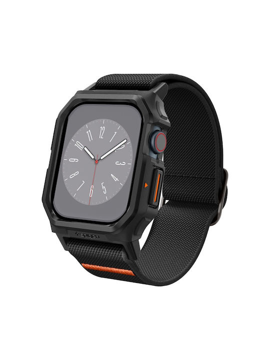 Spigen Lite Fit Pro Каишка Текстил Черен (Apple Watch 10 (46 мм) - Spigen)