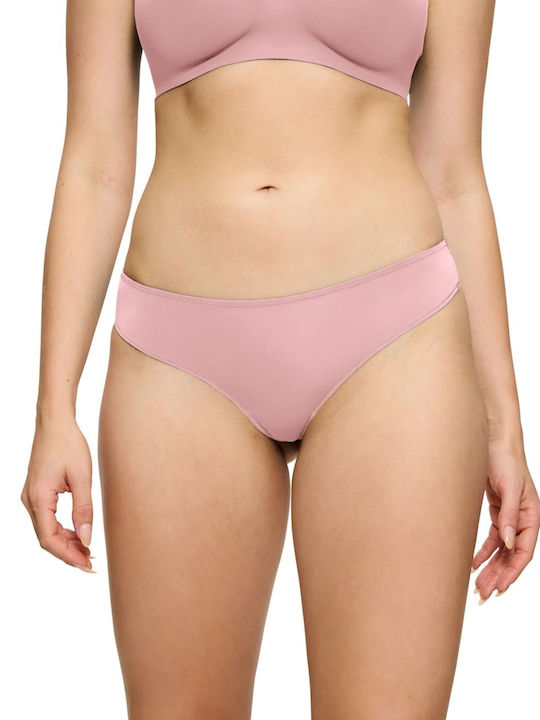Triumph Lovely Γυναικείο String Ροζ Απαλό