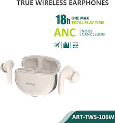 SiiPro TWS-106W In-ear Beige