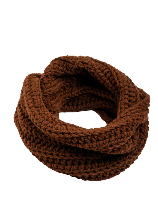 Women's Knitted Neck Warmer Brown