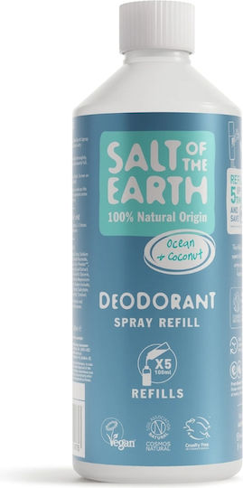 Salt of the Earth Ocean Coconut Αποσμητικό Refill 500ml