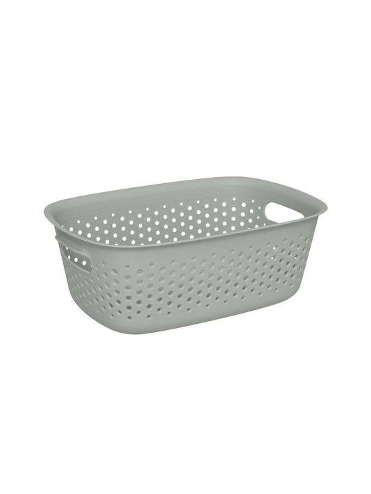 5Five Storage Basket Plastic Gray 3.5lt 1pcs