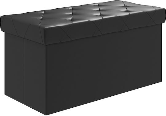 HomCom Hölzernes Aufbewahrungsbox mit Deckel 84lt