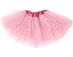 Memoirs Kids Tulle Tutu Skirt Pink