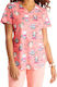 Cherokee Medizinische Bluse Rosa