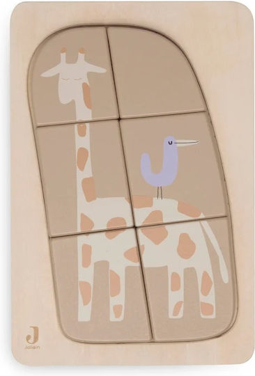 Wooden Kids Puzzle 6pcs Jollein