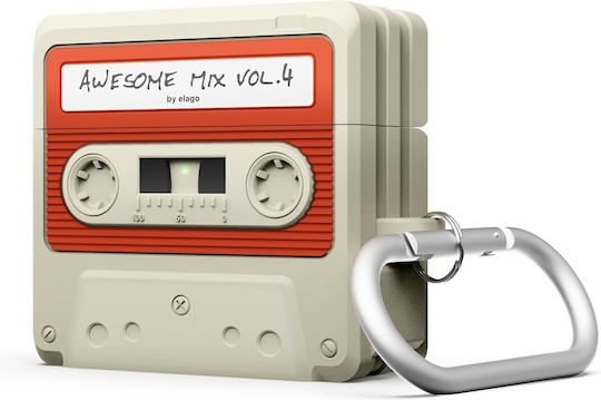 Elago Cassette Θήκη Σιλικόνης σε Λευκό χρώμα για Apple AirPods 4