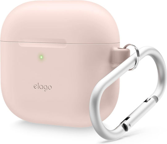 Elago Hang Case Hülle Silikon in Beige Farbe für Apple AirPods 4