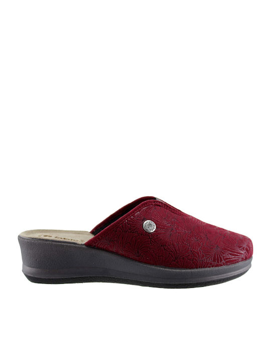 Winter Women's Slippers Burgundy