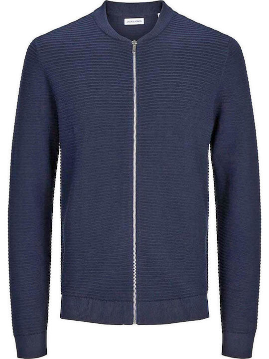 Men's Knitted Cardigan Sky Captain